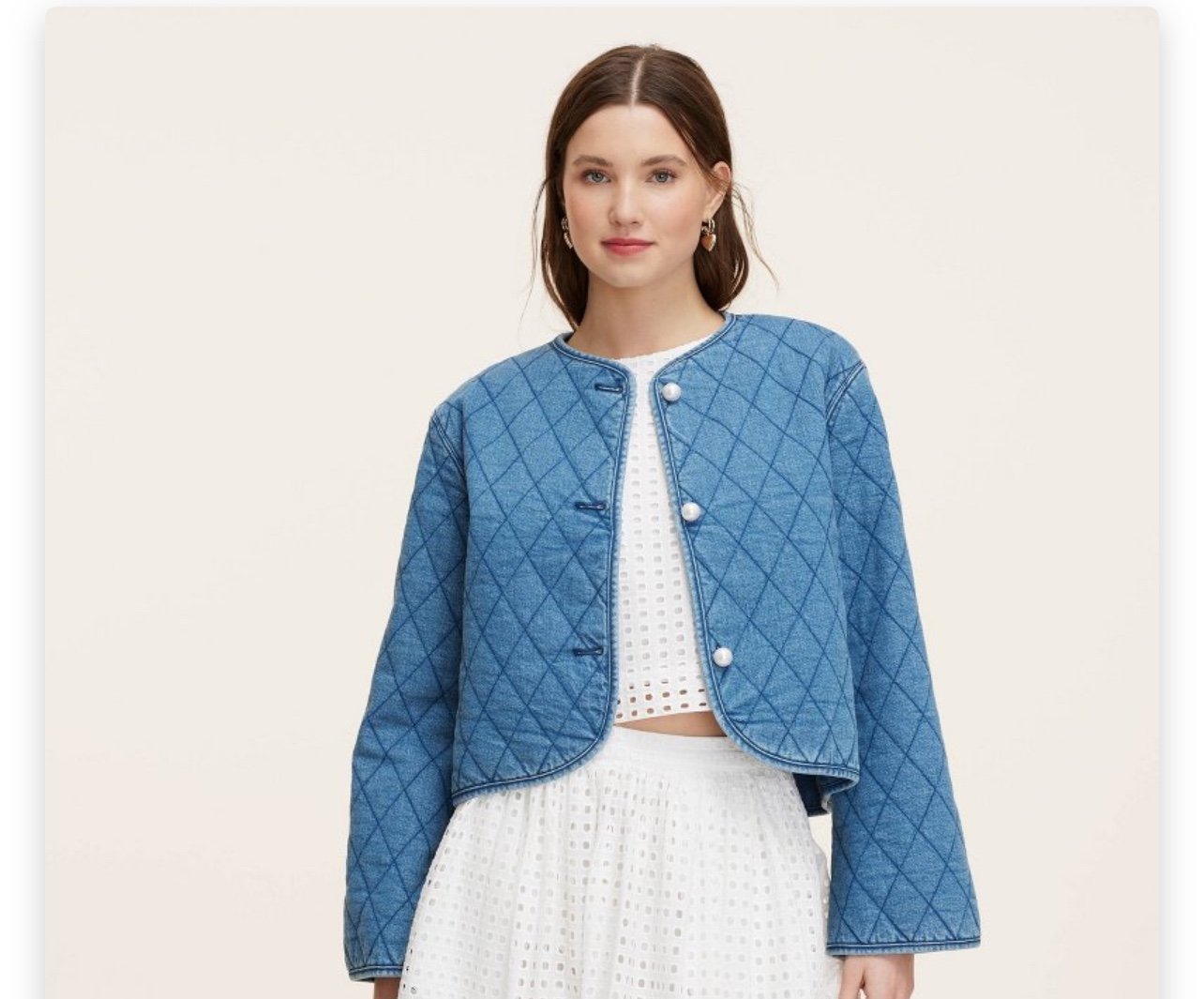 NWT Kate Spade x Target denim jacket MEDIUM