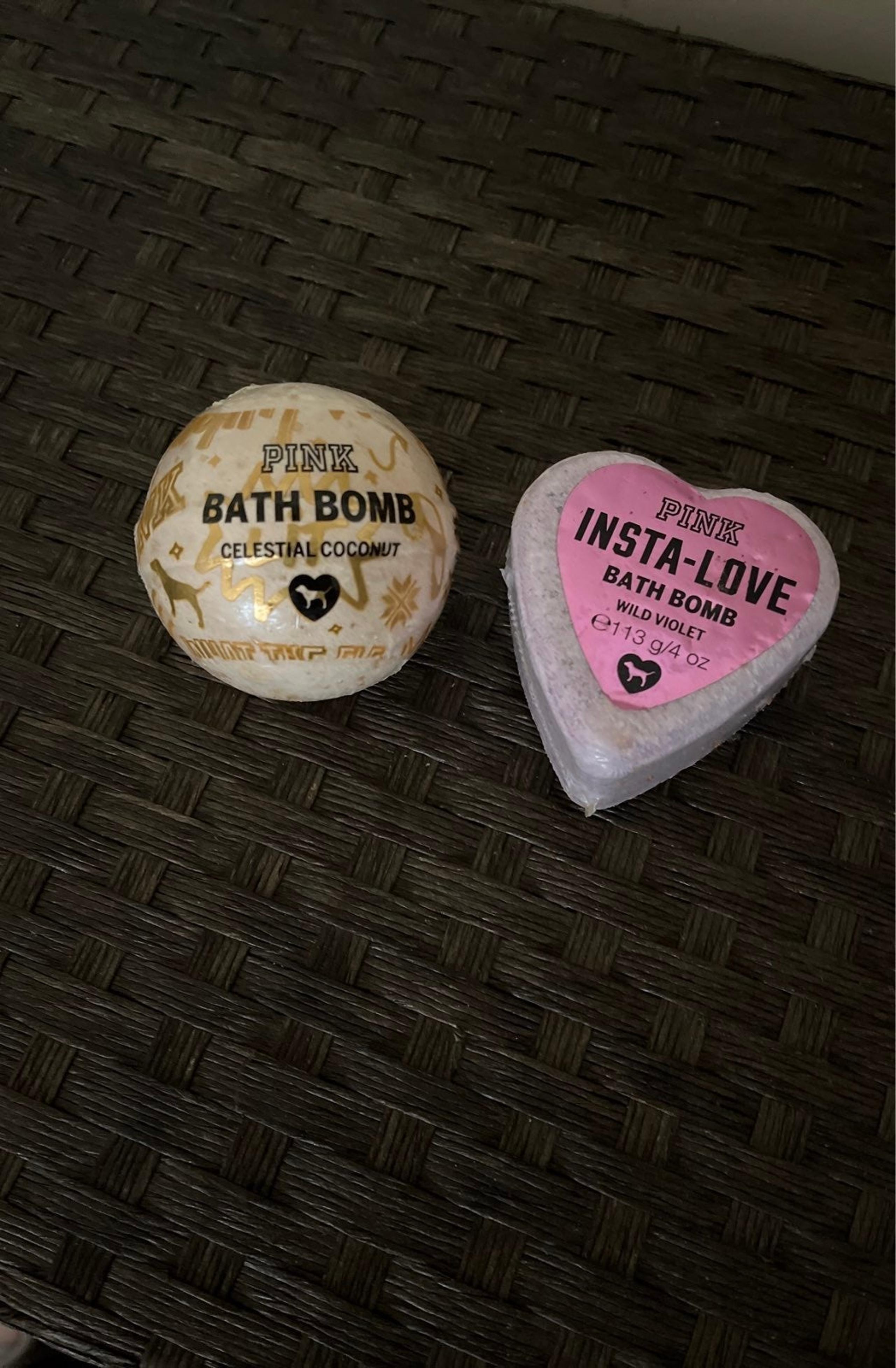 PINK Bath bombs