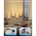 RGBIC Smart Wall Sconces Music Sync Home Decor WiFi Wall Lights Works With Alexa