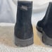 Lands' End Ankle Chelsea Boots Men's 7 Pull On Black Suede Hardly Ever Worn!!