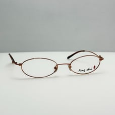 Feng Shui Eyeglasses Eye Glasses Frames FS106 Tan 49-18