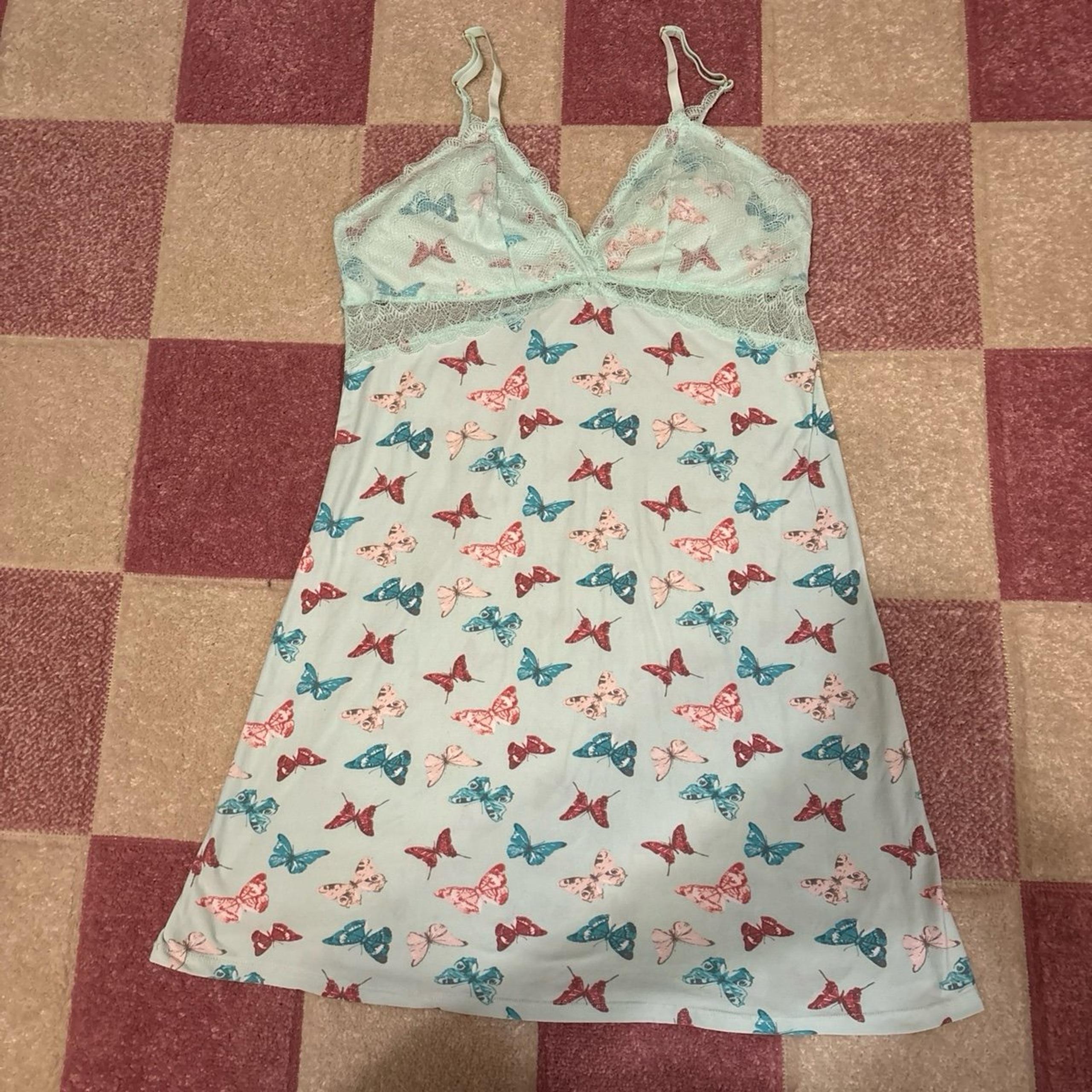 Jessica Simpson Lingerie Butterfly Slip Dress Large