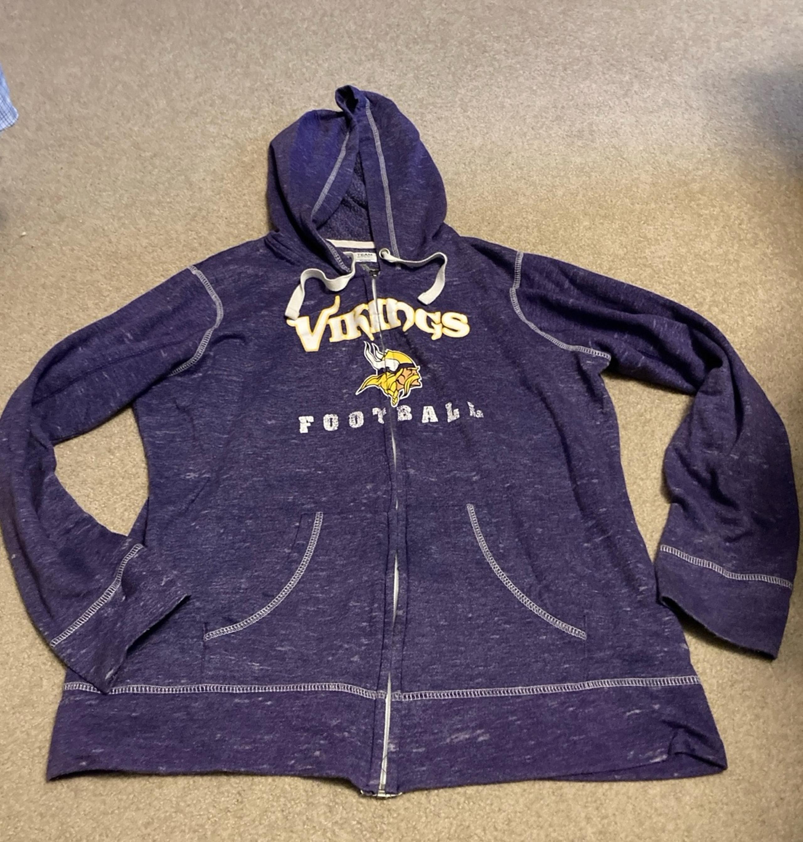 Minnesota Vikings full zip hoodie