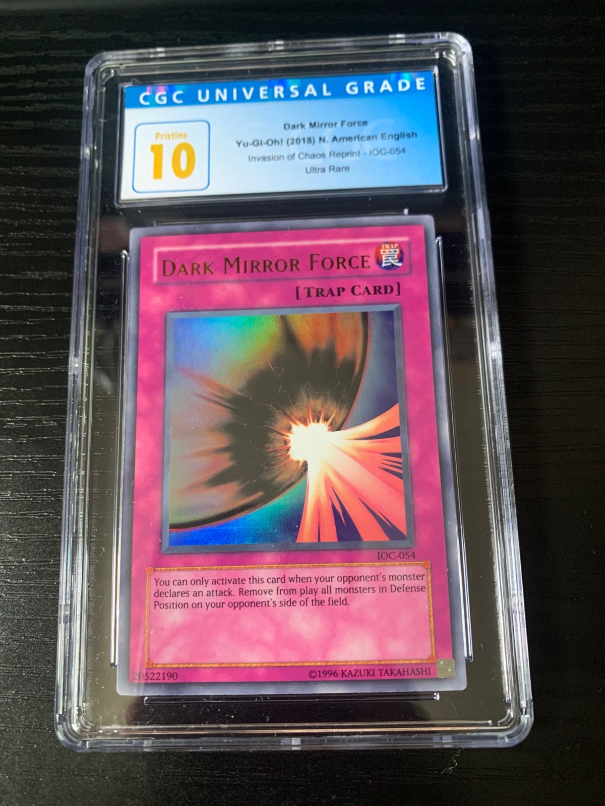 Yu-Gi-Oh! Dark Mirror Force CGC 10 Pristine