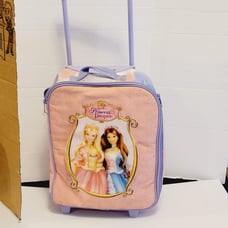 Barbie As The Princess And The Pauper Rolling Doll Carrier Suitcase Bag 2004