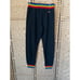 NWT Aviator Nation 5 Stripe Rainbow Sweatpants, Black, XL