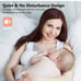 Wireless breast pump wearable