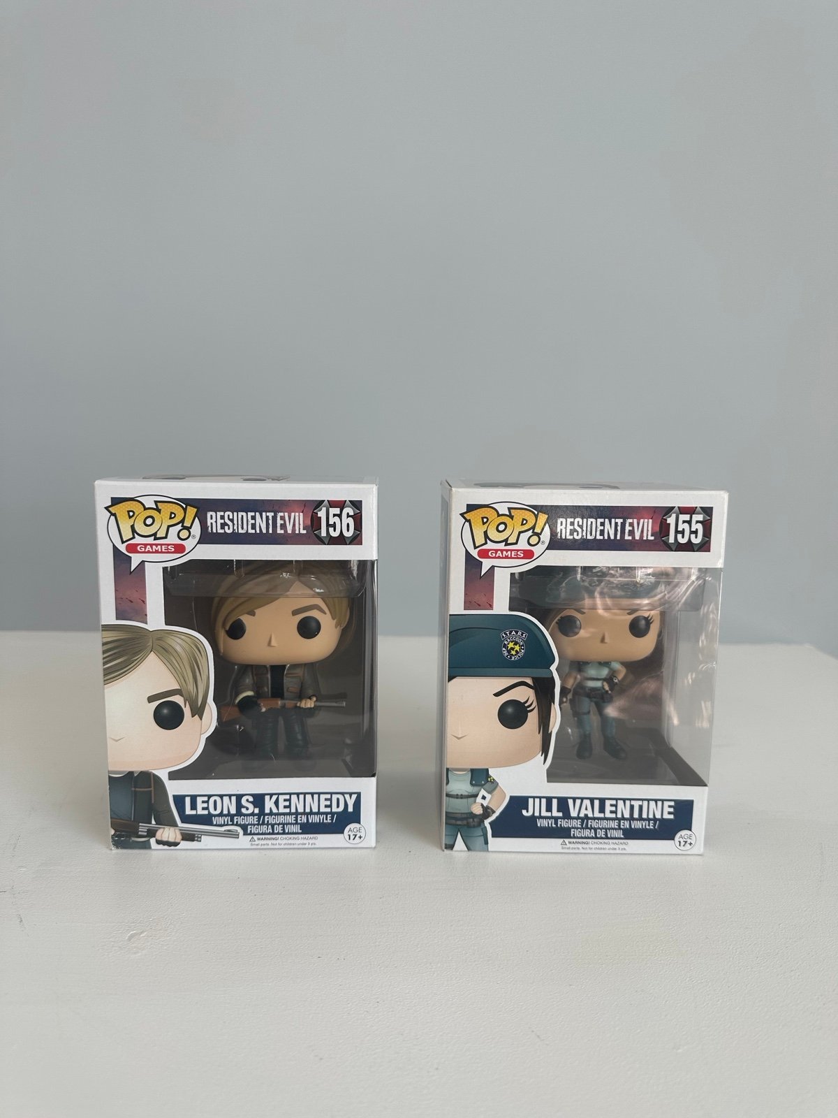 Funko Pop! Resident Evil Leon S. Kennedy and Jill Valentine Bundle