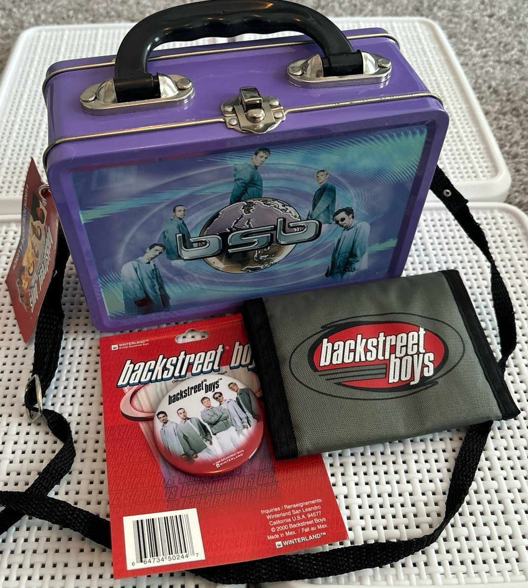 Vintage Backstreet Boys metal lunch box/ wallet
