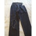 Zara distressed size zero black denim jeans