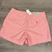 Women’s powder pink powered Oxford city fit J crew shorts nwt size 4