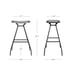 2x Nathan James Domique Bar Stool