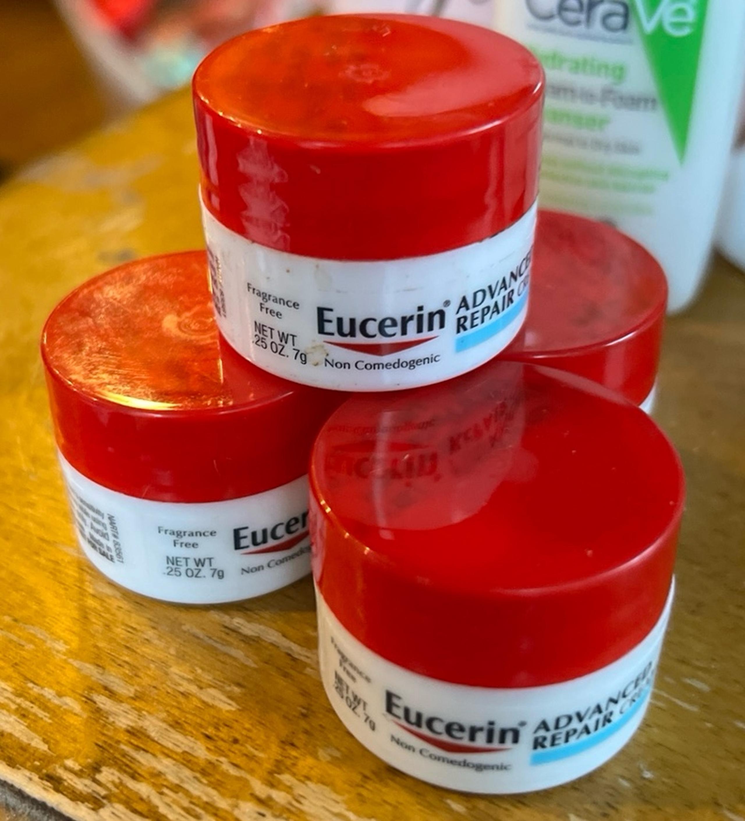 Eucerin Cream Travel Size (4-pack)