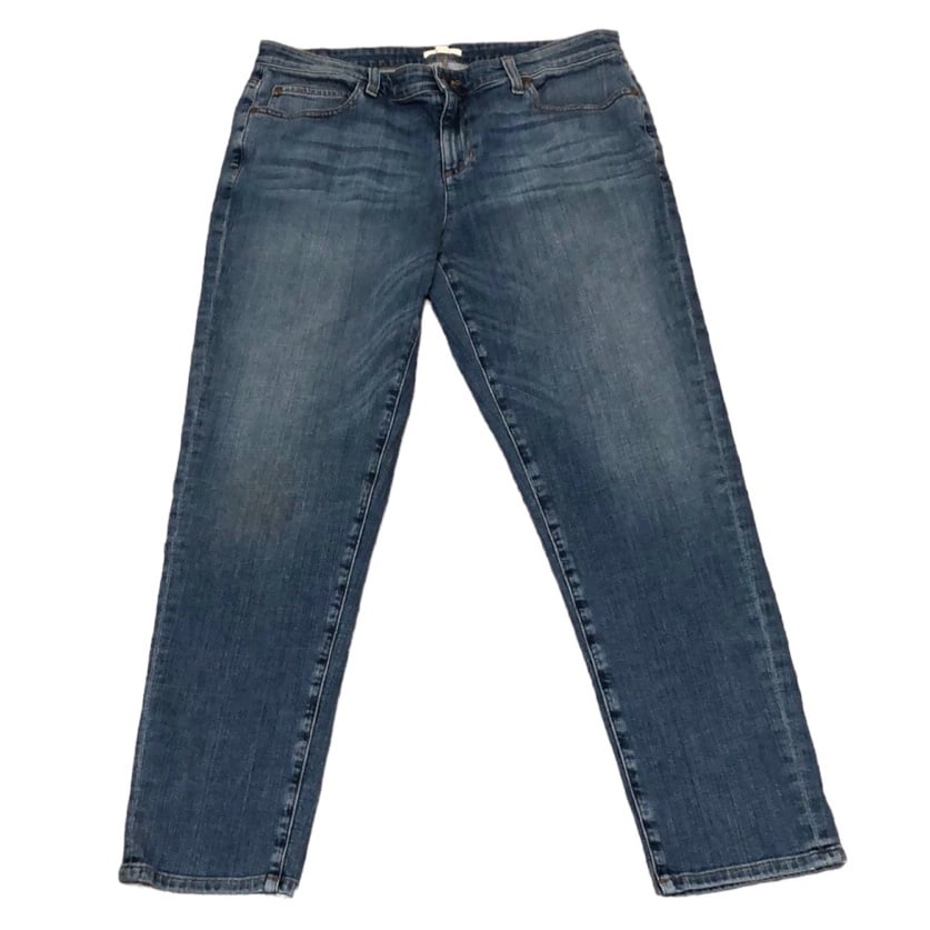 Eileen Fisher Slim Jeans Size 14 Blue