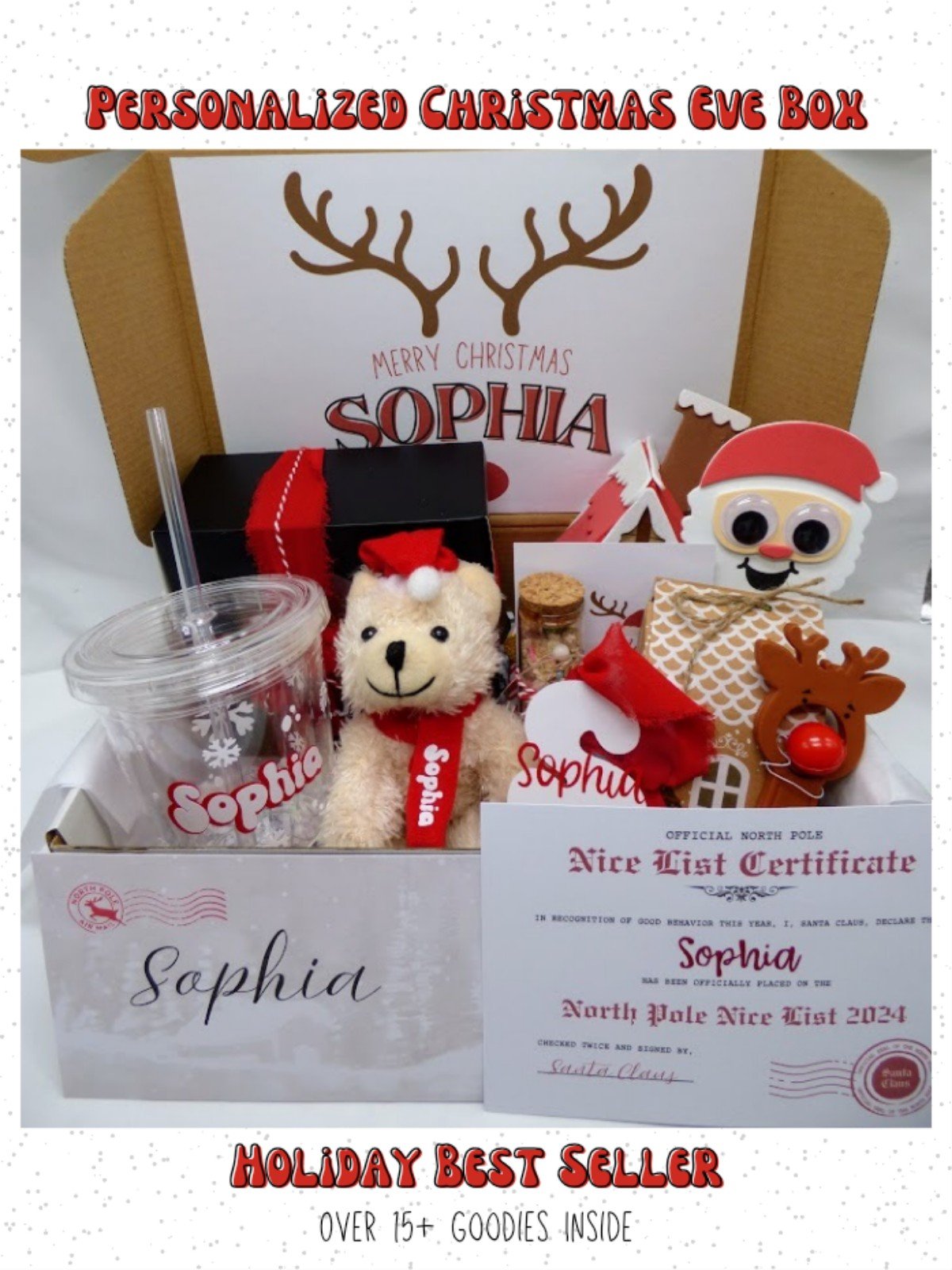Personalized Christmas Eve Box | Gift from Santa | Delivery from the North Pole