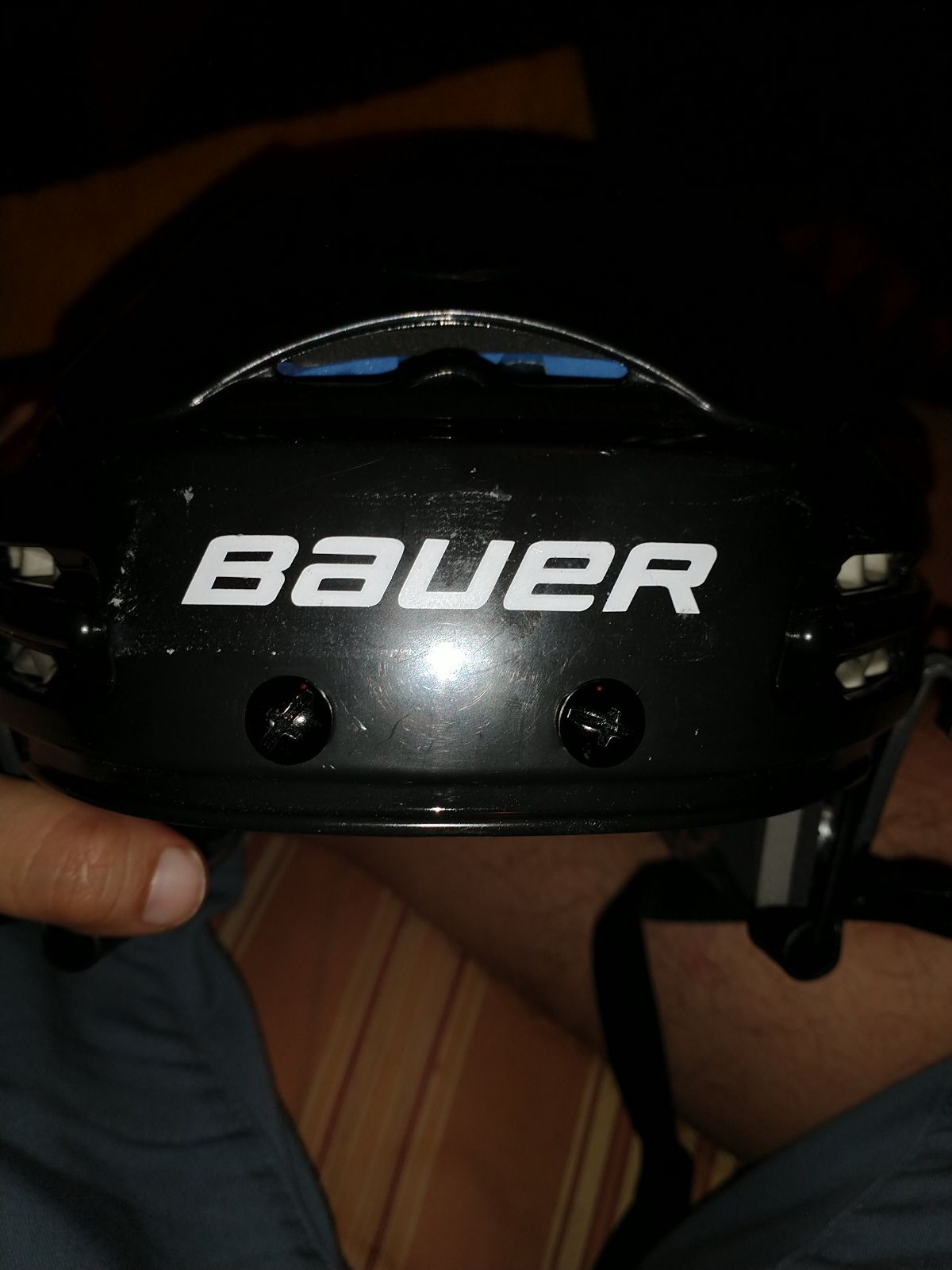 Bauer hockey helmet