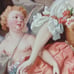 1916 Hand-colored Lithograph Madame de Gueidan en Flore Nicolas de Largilliere