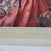 1916 Hand-colored Lithograph Madame de Gueidan en Flore Nicolas de Largilliere