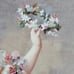 1916 Hand-colored Lithograph Madame de Gueidan en Flore Nicolas de Largilliere
