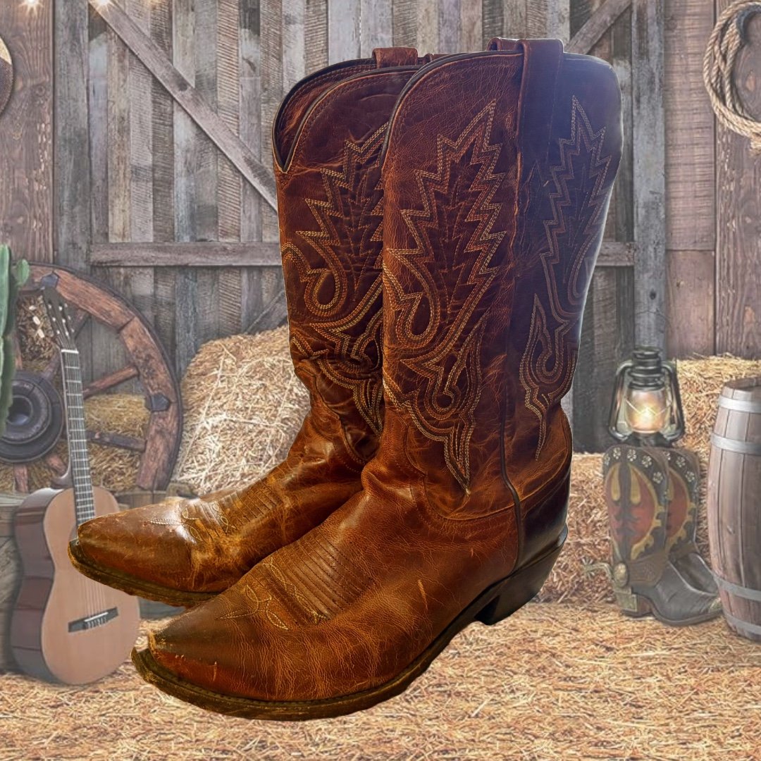 Lucchese Mad Dog Goat Western Cowboy Boots Men’s