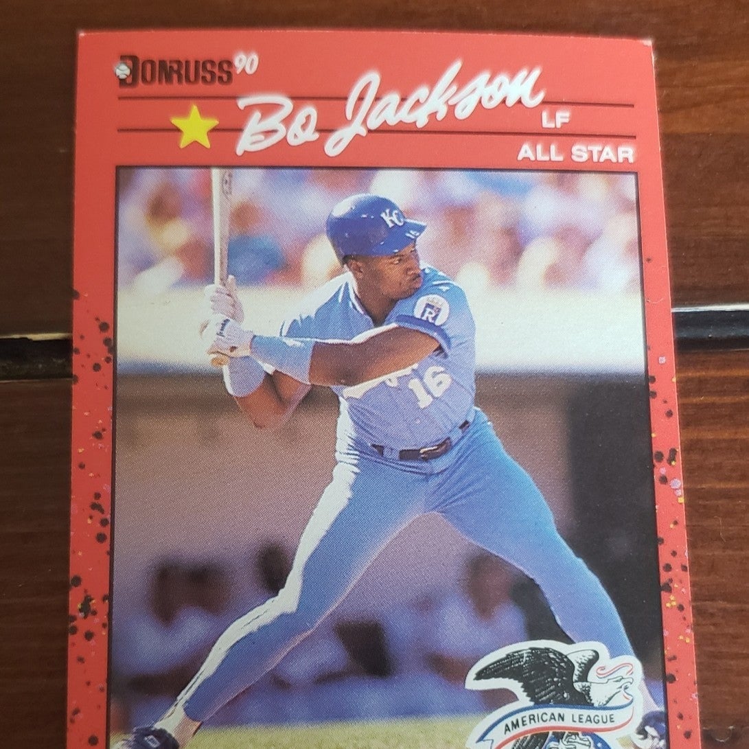 1990 Donruss #650 Bo Jackson All Star - Error Card - NM/Mint
