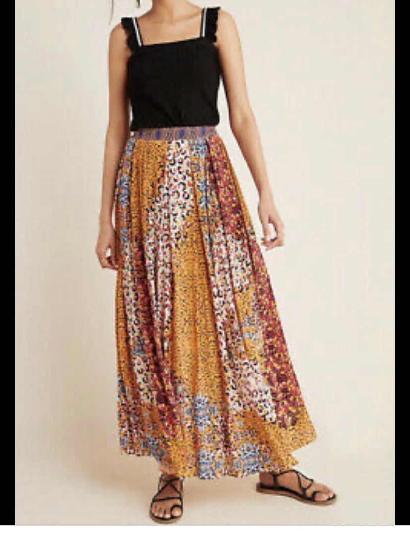 Anthropologie maxi skirts
