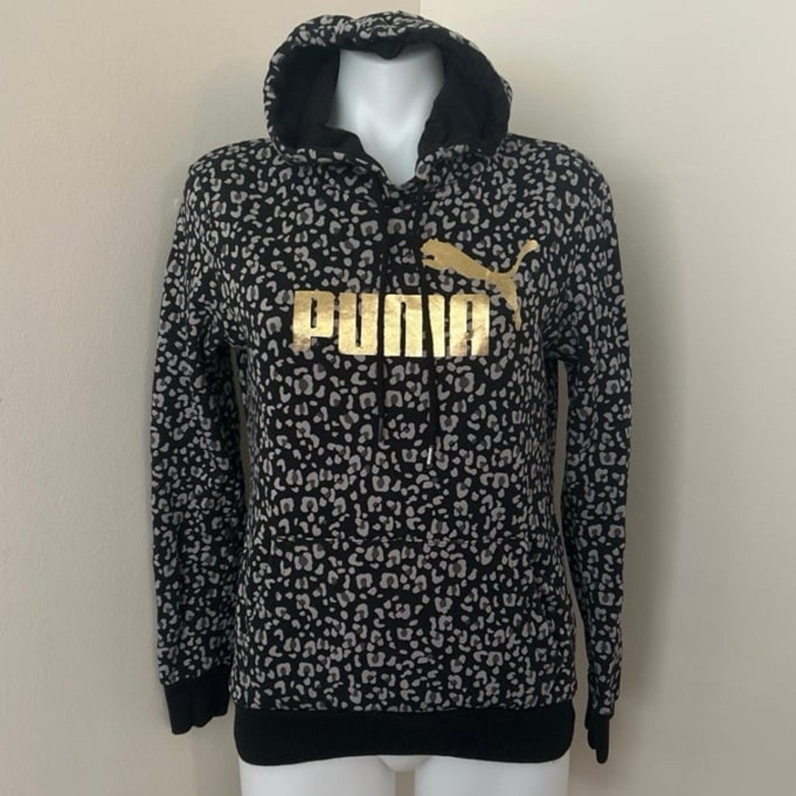 (NWOT) Puma Women’s Animal Print Pullover Hoodie, Small