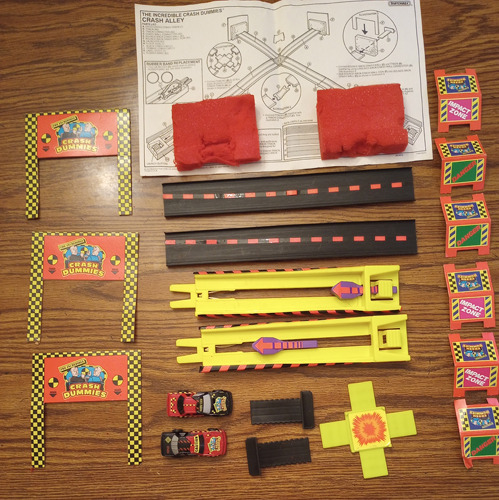 MatchBox Crash Alley The Incredible Crash Dummies Parts + Extra Pieces FREE Ship