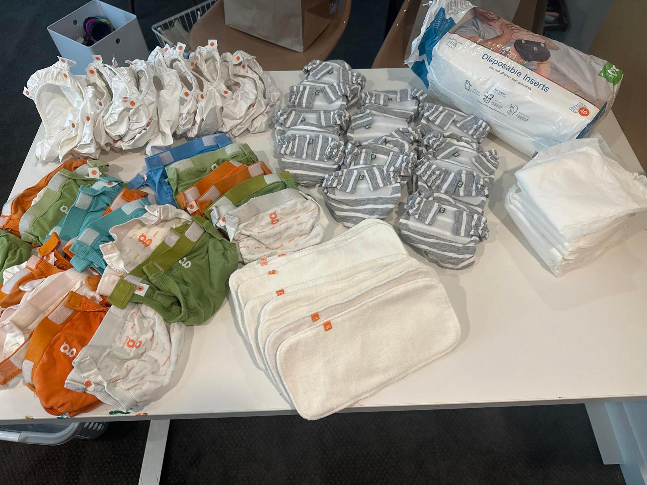 gdiaper cloth Diaper Lot - newborn /small