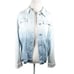 Laurie Felt Classic Ombre Jean Jacket Stretchy Denim Relaxed Womens Size L NWT
