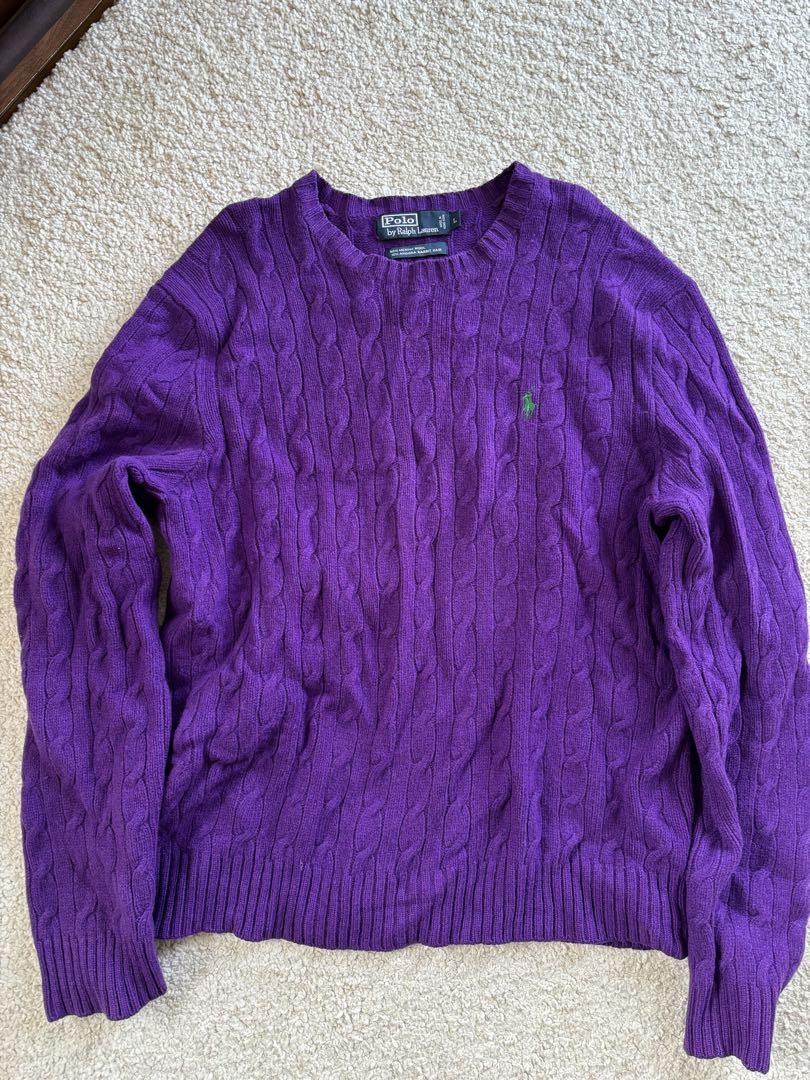 Polo by Ralph Lauren Purple Sweater L