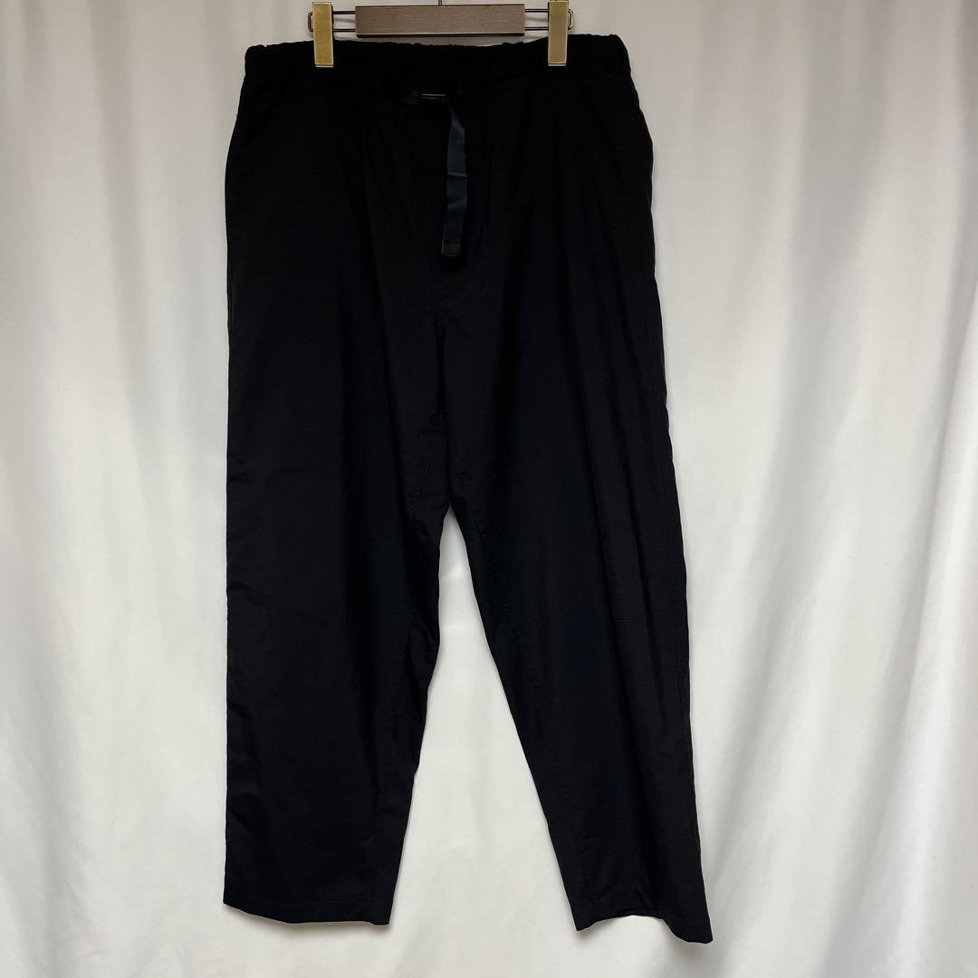 ennoy WOOL BLEND RIP STOP EASY PANTS Black M