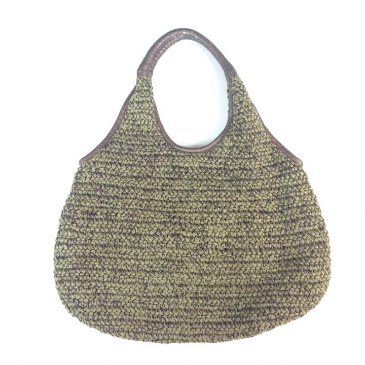 Banana Republic Brown Woven Hobo Bag