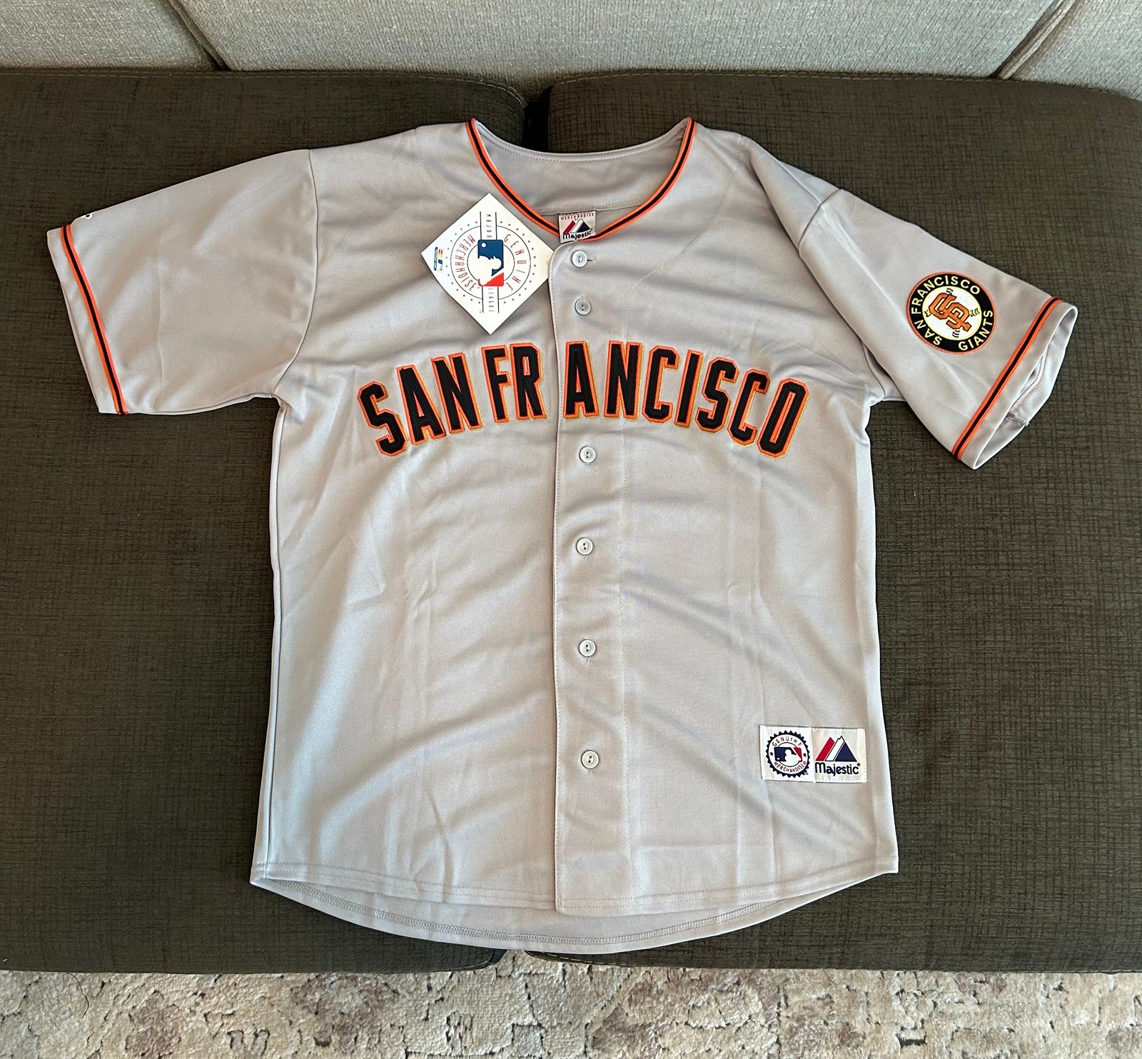 Majestic San Francisco Giants Will Clark #22 MLB Baseball Jersey Men’s Sz: L