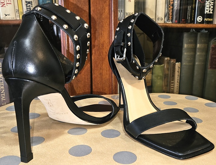 All Saints Alma Stud Heel Sandal - Size US 6