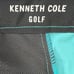 Kenneth Cole Golf Shorts Teal Nylon Stretch Wicking 9 Inseam Size 32 Core Summe