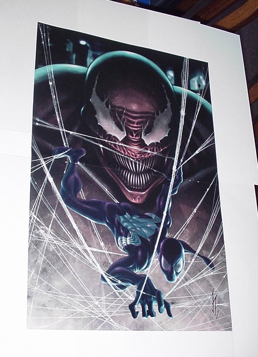 Venom Poster # 9 Dark Spider-Man by Stefano Caselli Tom Hardy Sony Movie 3