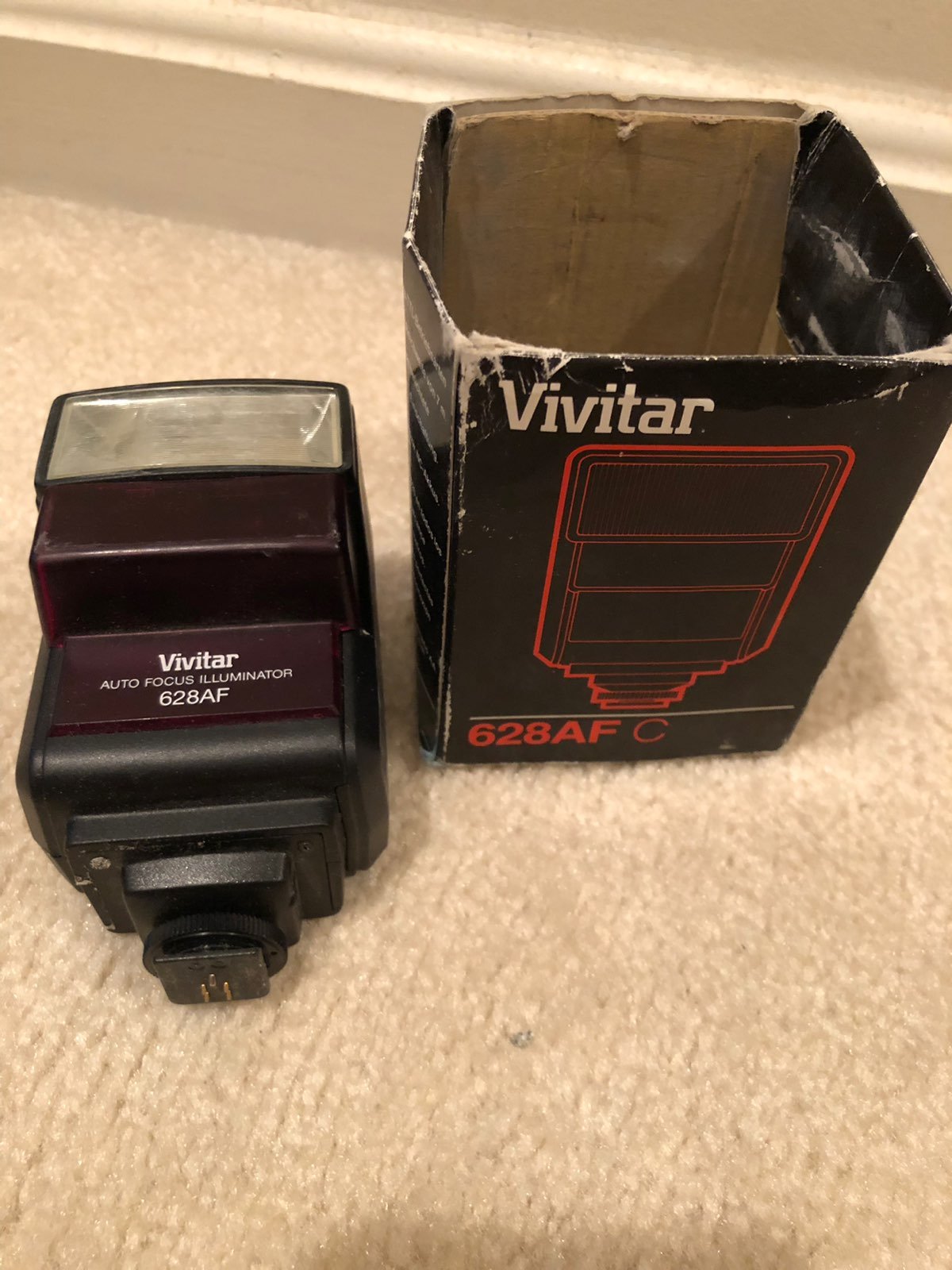 Lot Of 2 Vivitar Flash & Electronic Mere