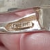Vtg.Unique sterling silver crisscross ring- sz7