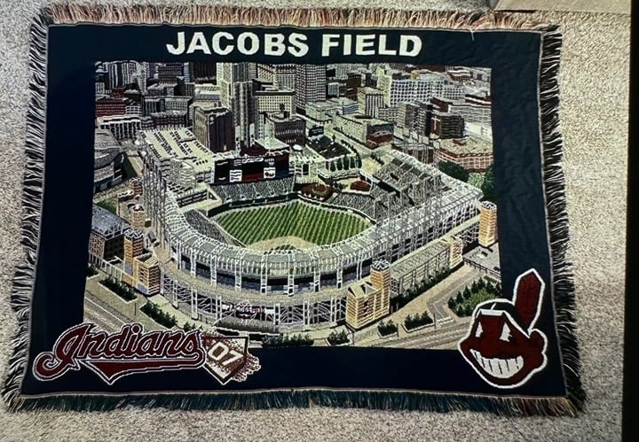 Cleveland Indians Jacob’s Field Tapestry Throw Blanket 2007