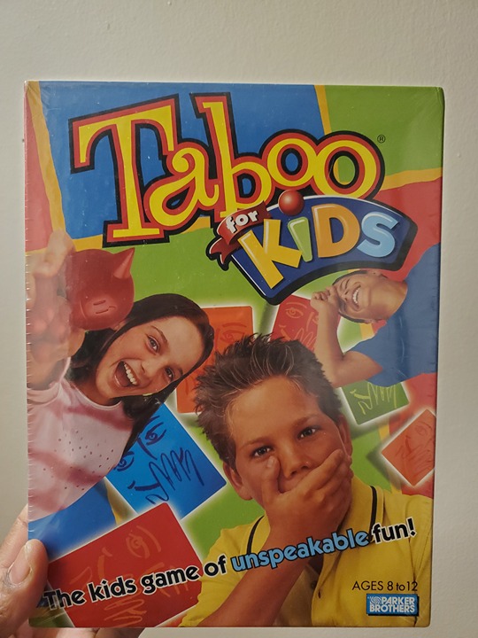 Taboo for Kids: New and factory sealed