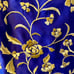Worth Silk Halter Top Embroidered Purple Gold Size 4