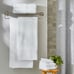 Signature Soft 6 Piece Solid Towel Set, Arctic White-iu8