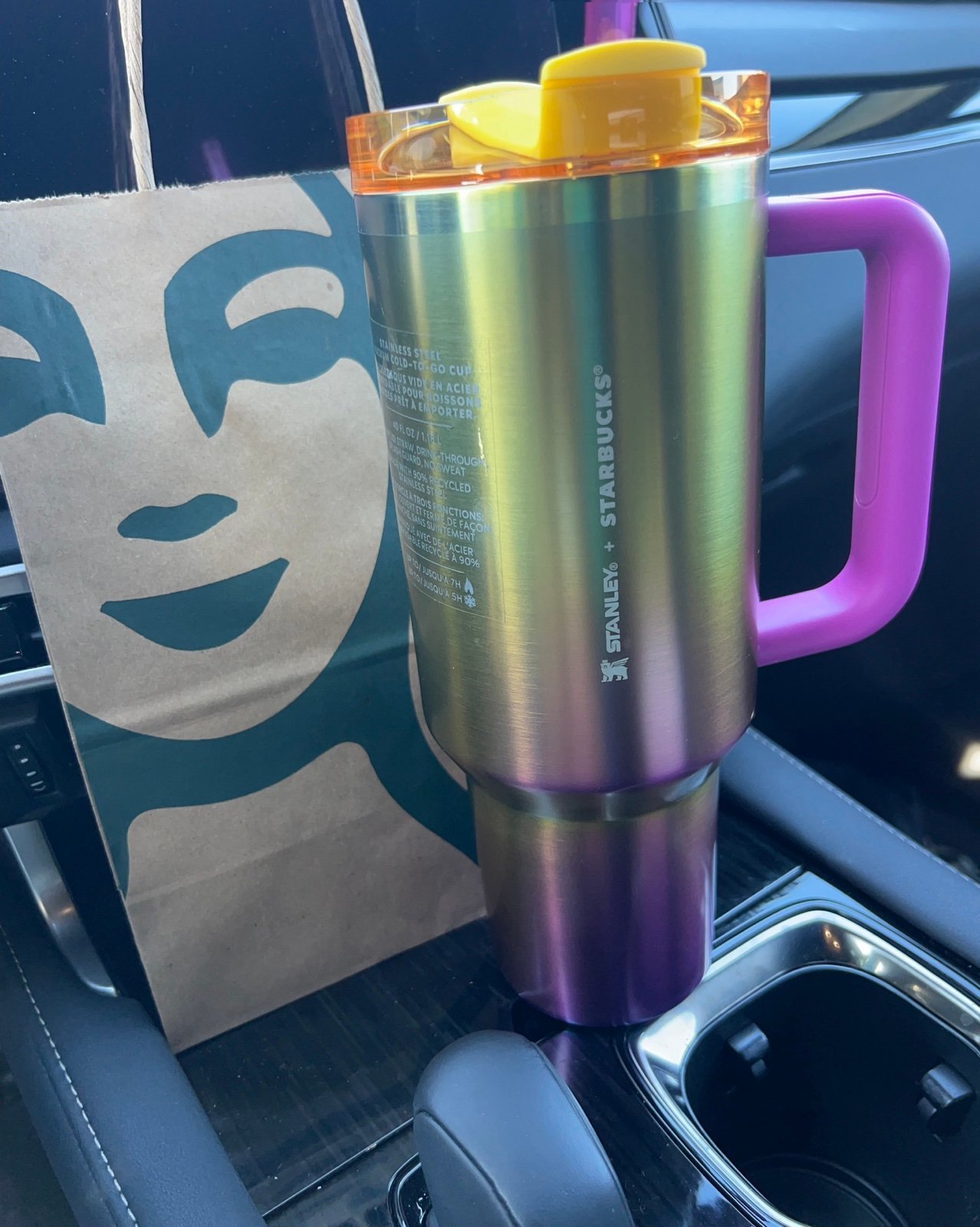 NEW Starbucks Stanley Collab 2024 Summer Sunset Gradient 40 oz. Tumbler
