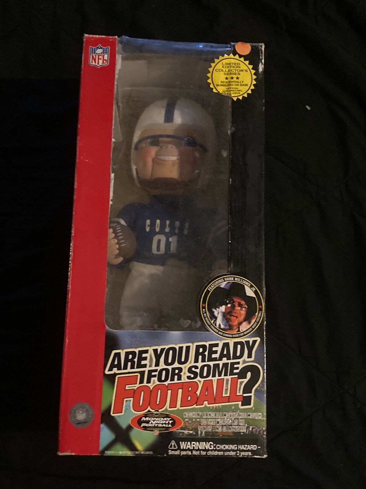 Are you ready for some football , hank williams nfl recording talking doll