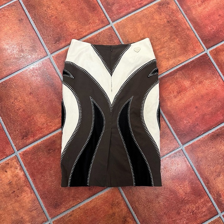 Moschino Interesting Pattern Skirt
