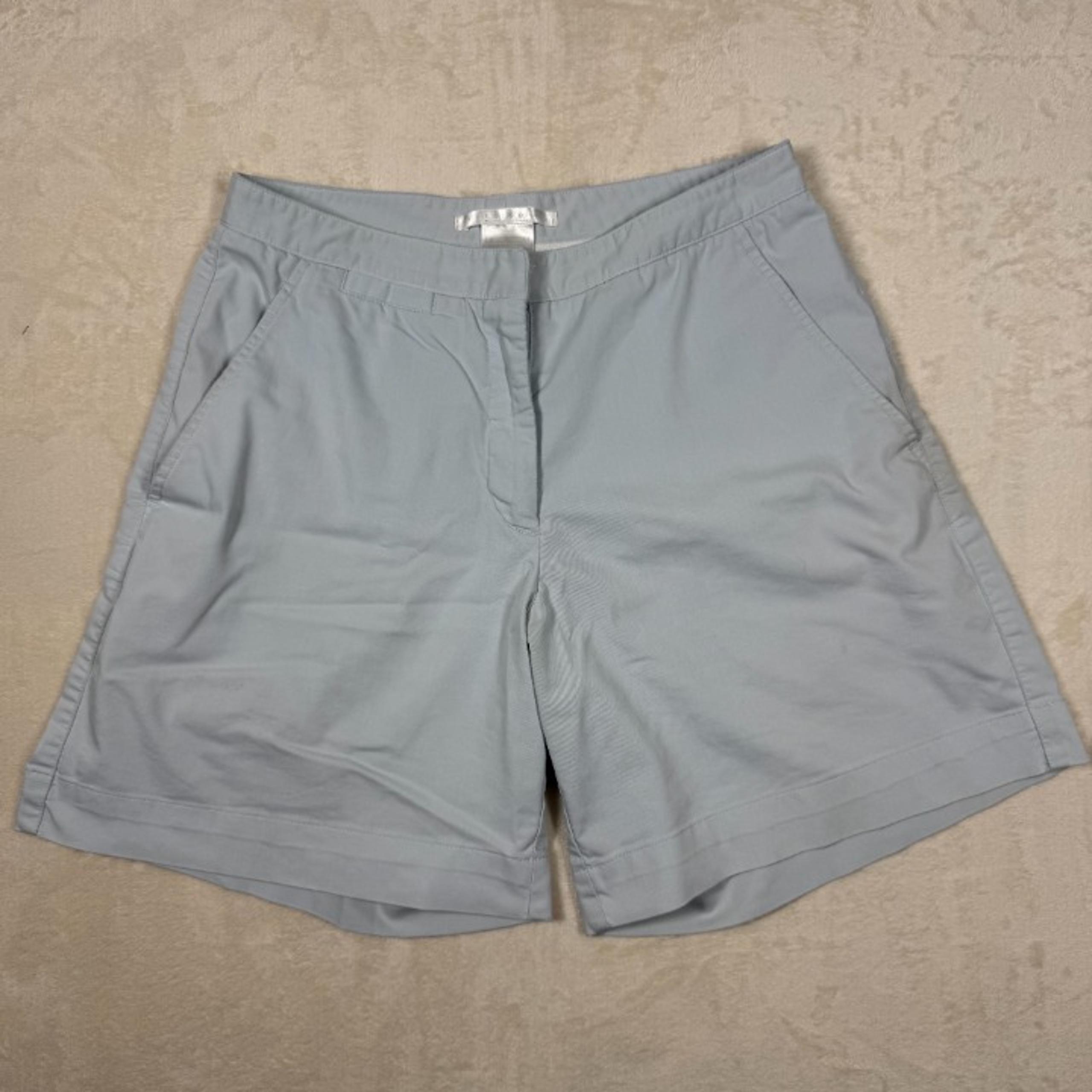 Nike Golf Women's Khaki Chino Shorts Medium Baby Blue Athletic
