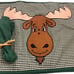 Set of 4 Placements Napkins & Rings Moose Rustic Theme Green Home Decor NWOT