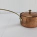 Vintage Ciam Hammered Copper Non Stick Small Saucepan Lid Brass Knobs Handles