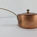 Vintage Ciam Hammered Copper Non Stick Small Saucepan Lid Brass Knobs Handles